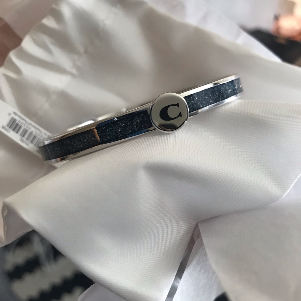 COACH BANGLE GLITTER BRACELET